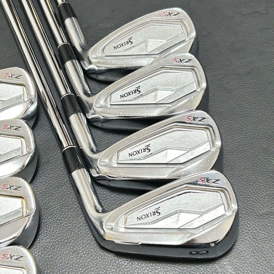 スリクソン ZX5 アイアン 4-AW 8本セット NSPRO S レア構成