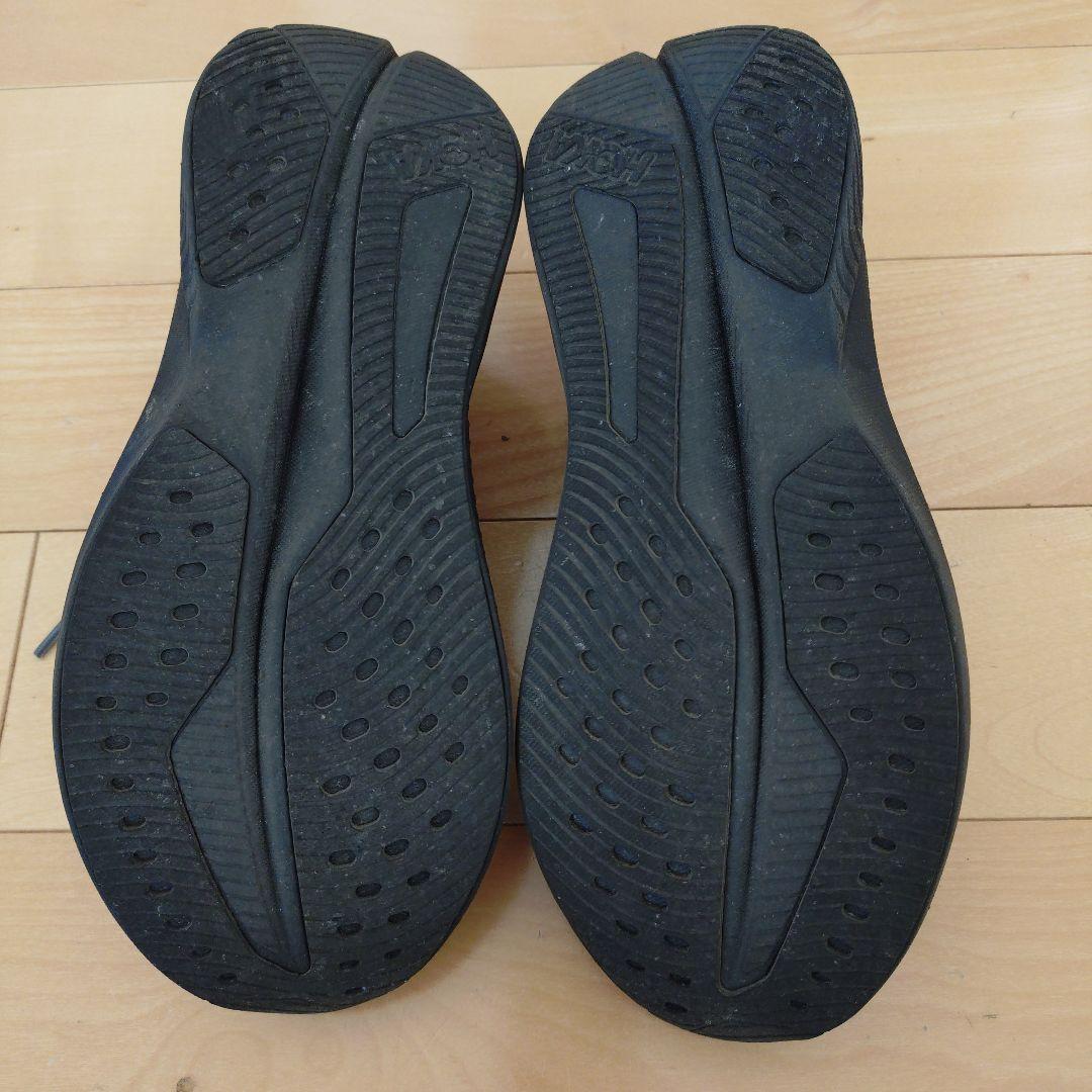 HOKA MACH6 マッハ6 オールブラック25.5cm
