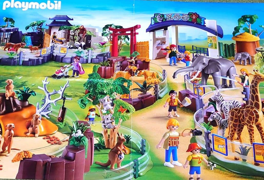 プレイモービル　ZOO　サファリパーク　ペンギン　キリン　猫　色々セット