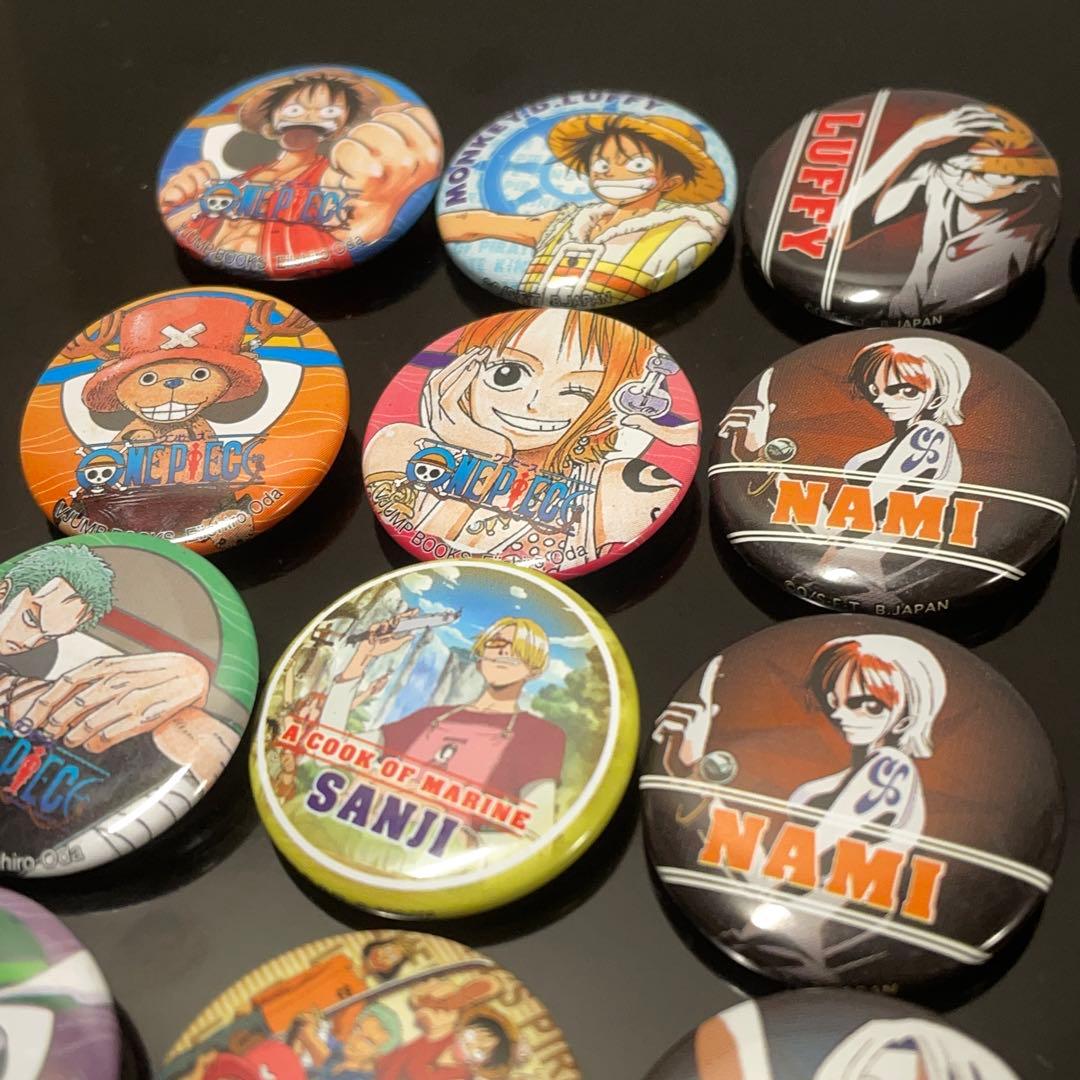 【当時物/初期】ワンピース 缶バッジ 28点セット+おまけ｜アラバスタ赤髭エース
