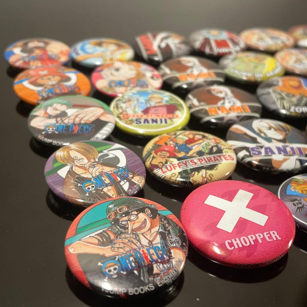 【当時物/初期】ワンピース 缶バッジ 28点セット+おまけ｜アラバスタ赤髭エース