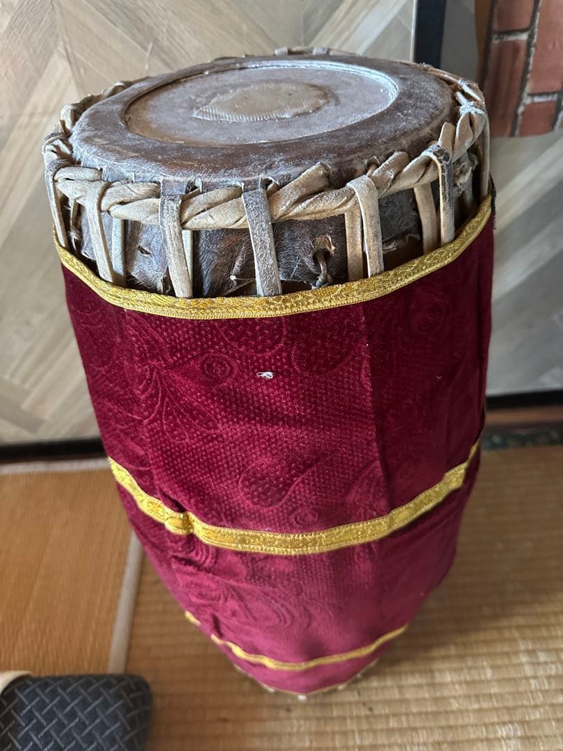 新品　ムリダンガム　Mridangam 民族楽器 太鼓　タブラ　シタール