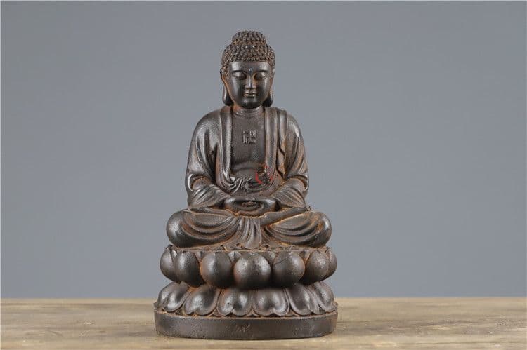 鉄器 鉄仏 大日如来仏像 鎮宅辟邪 開運風水 招財 置物 工芸品