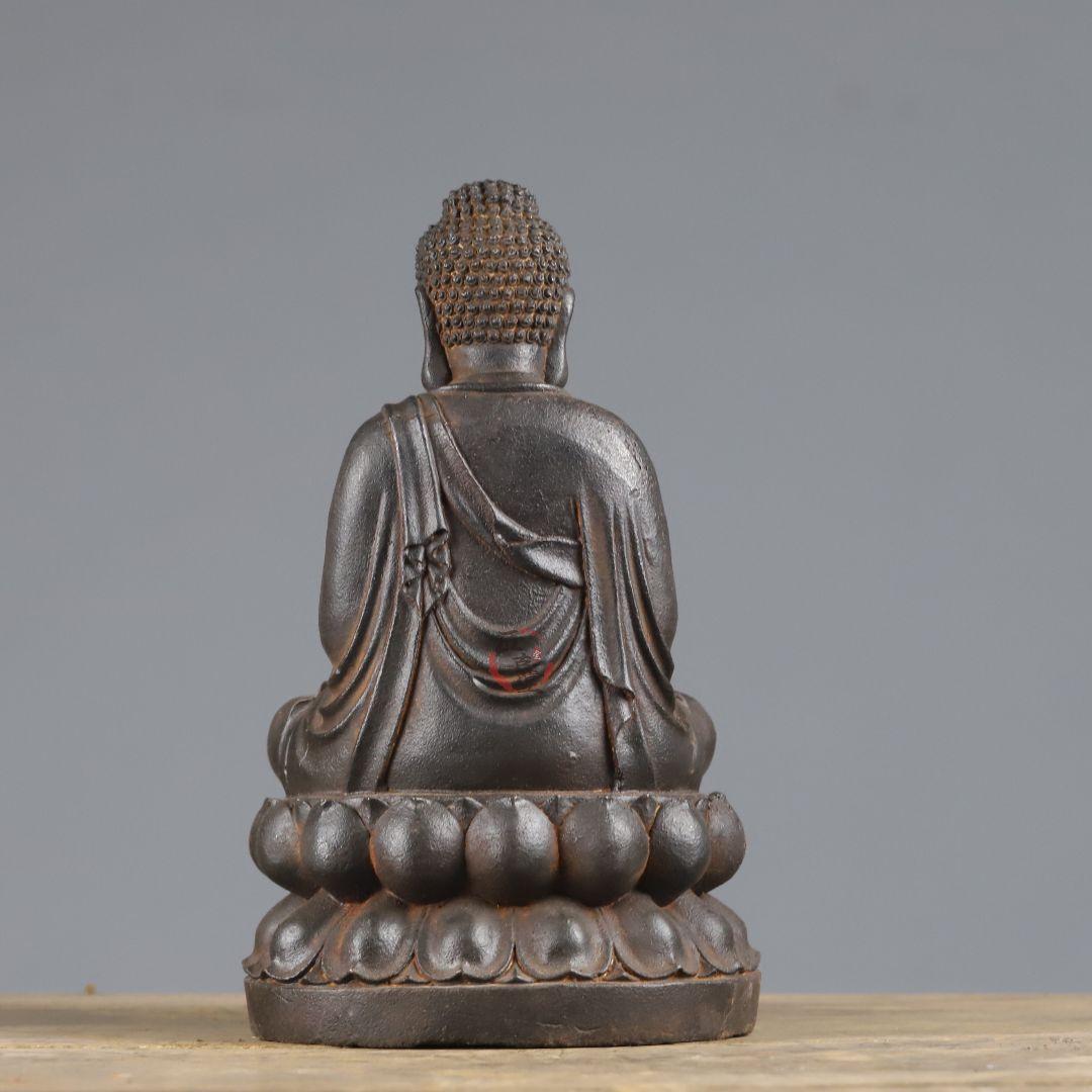 鉄器 鉄仏 大日如来仏像 鎮宅辟邪 開運風水 招財 置物 工芸品