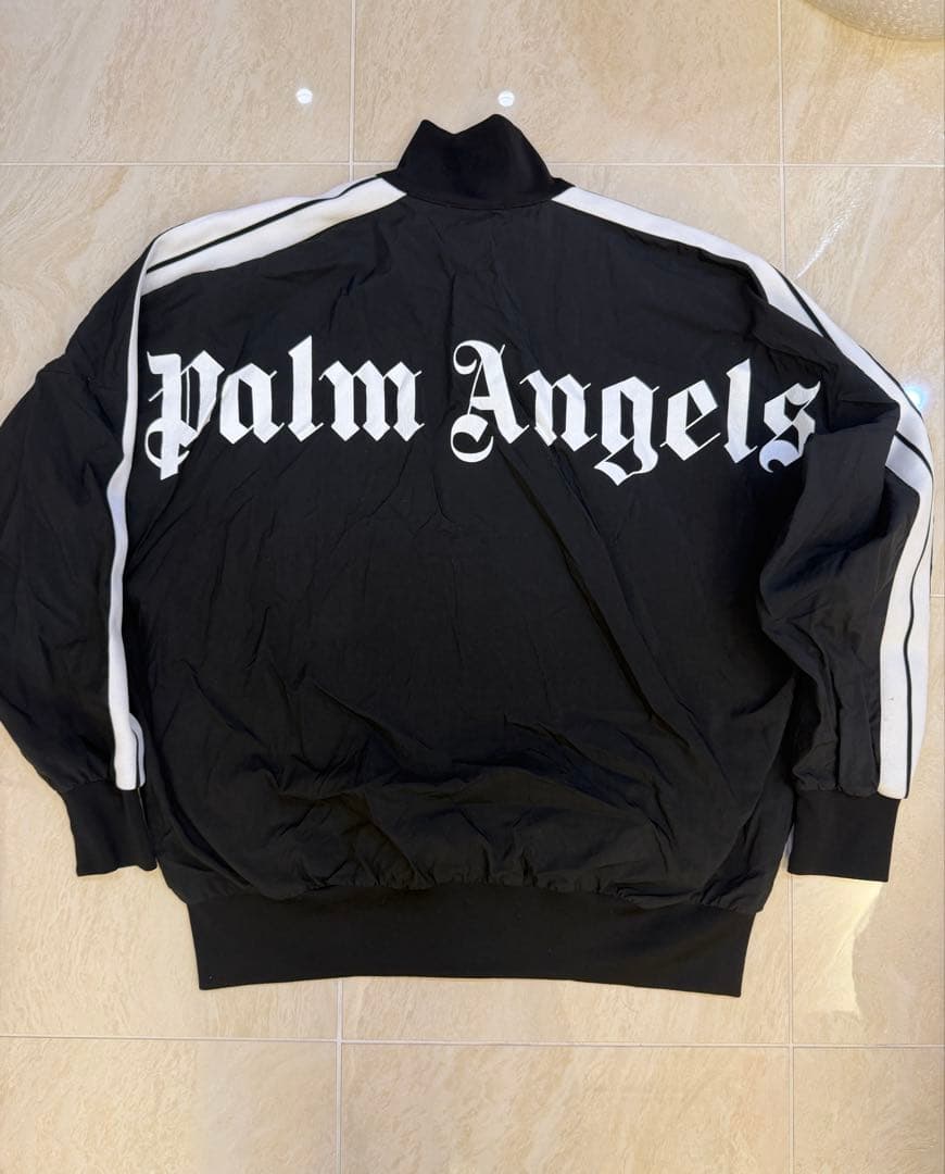 Palm Angels パームエンジェルス トラックジャケット 黒 M ロゴ