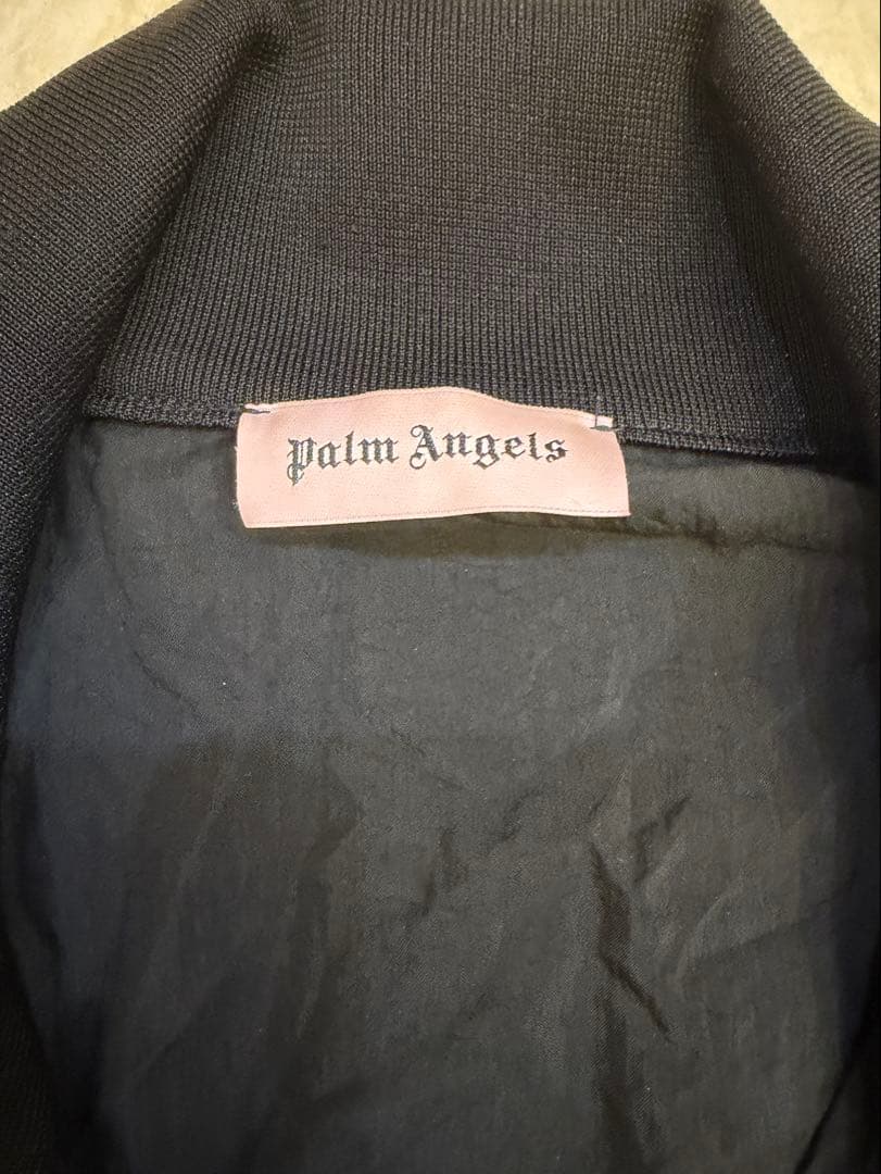 Palm Angels パームエンジェルス トラックジャケット 黒 M ロゴ