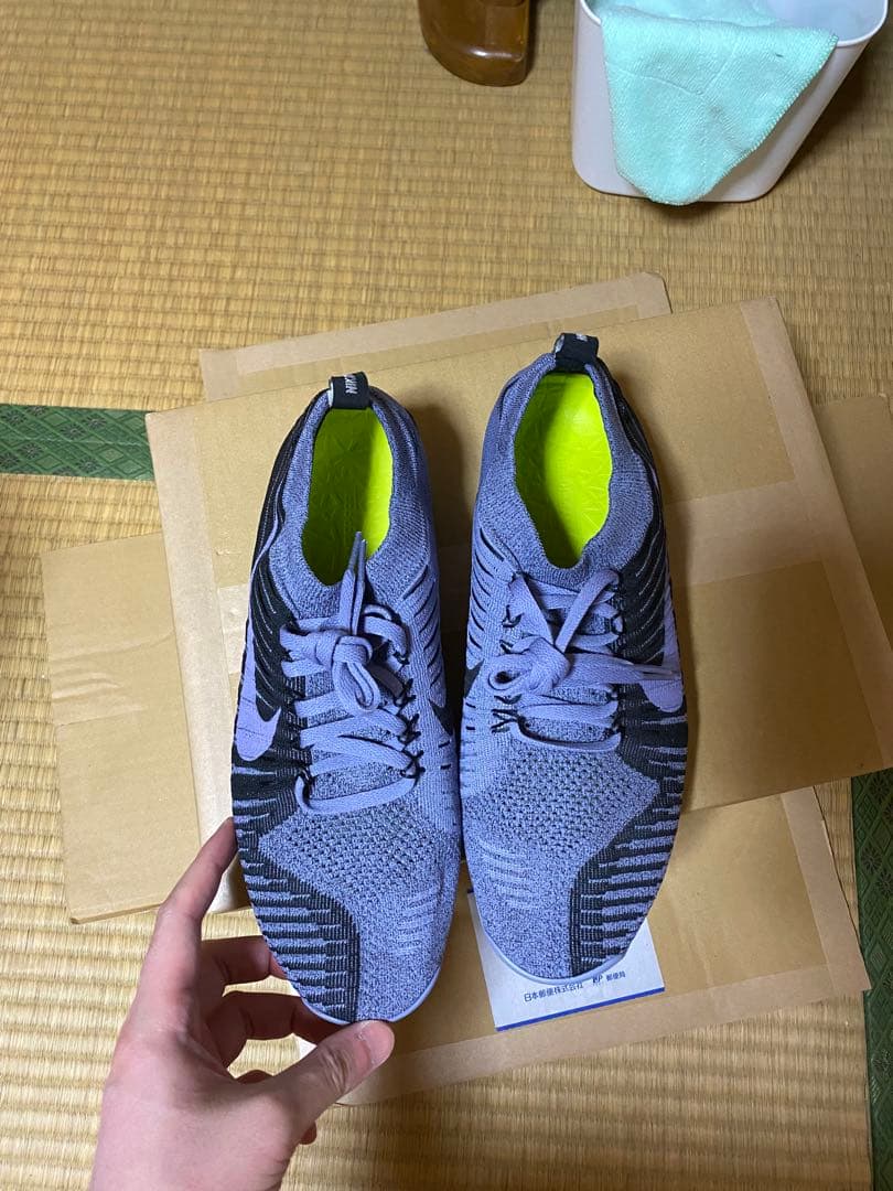 ナイキ　フリーハイパーフューエルラン　フライニット　トレイルランニング