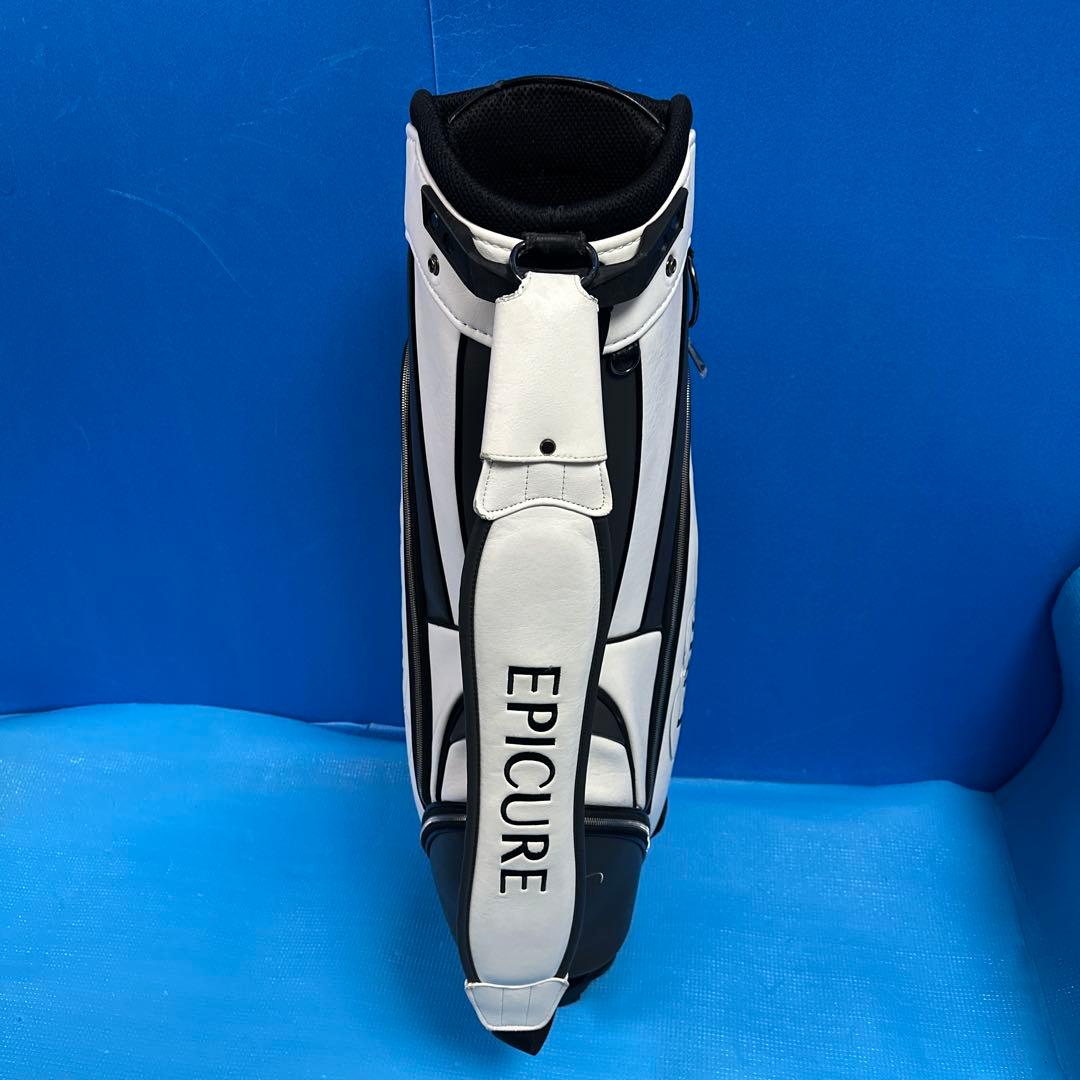EPICURE キャディバッグ ホワイト/ブラック美品商品
