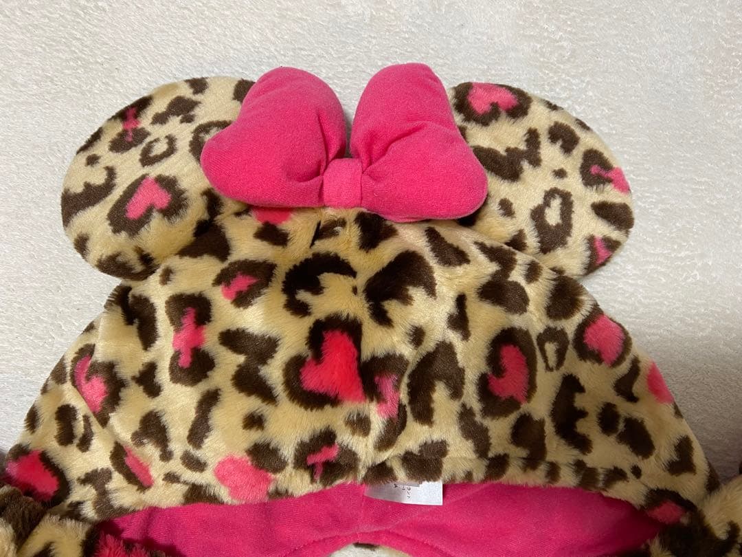ディズニー　ミニー　ヒョウ柄　カチューシャ　ファンキャップ レオパード　セット