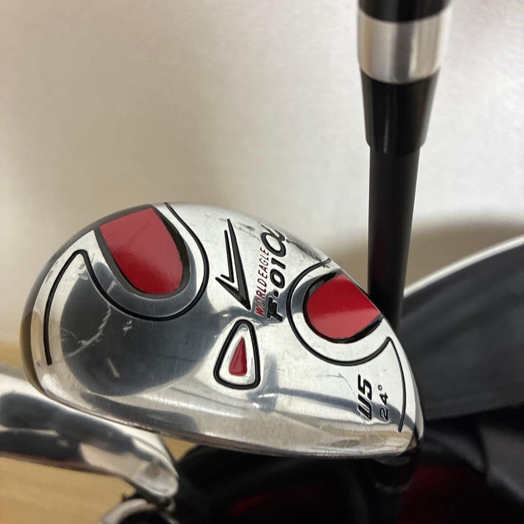 レフティ左利き用　WORLD EAGLE F-01α ゴルフクラブセット　10本