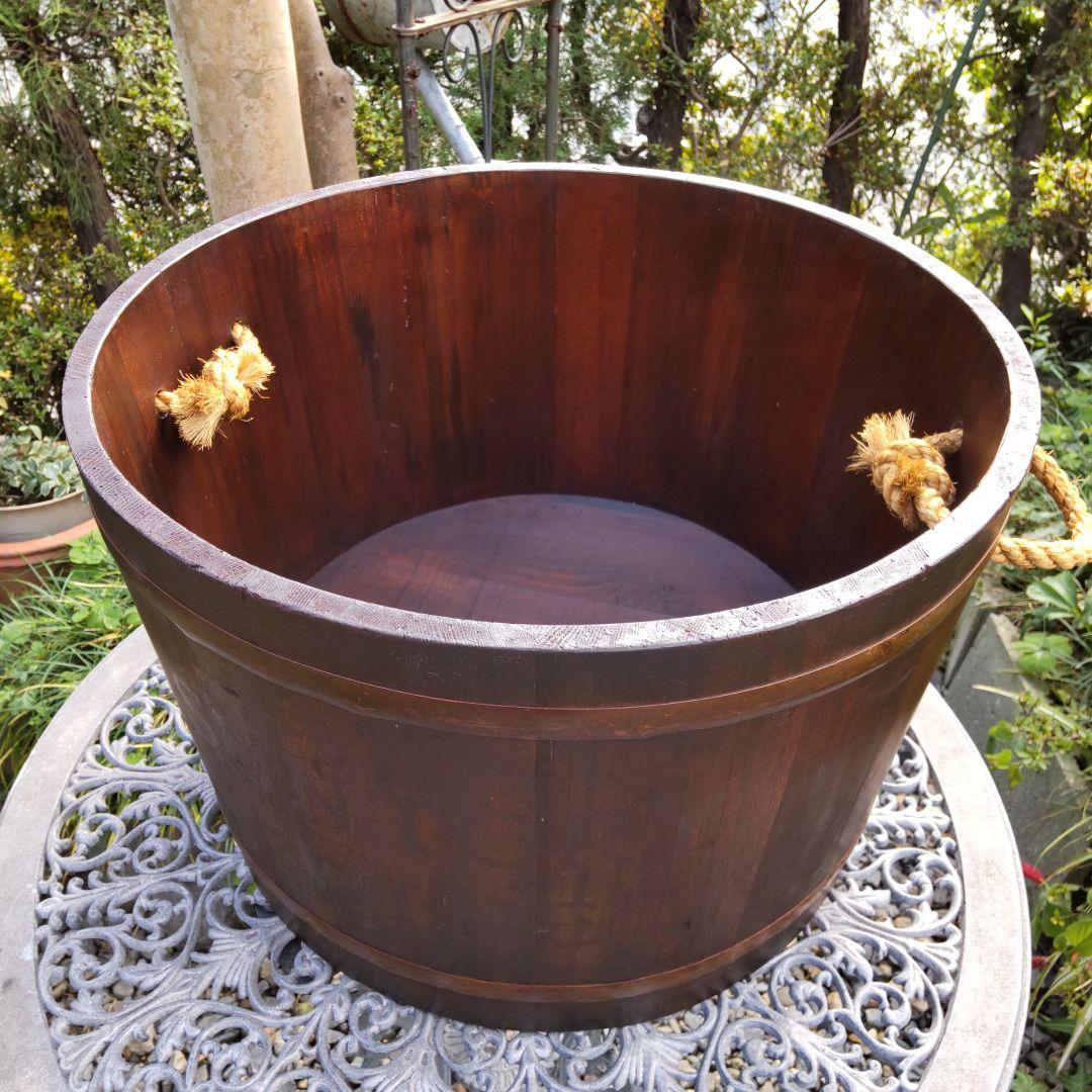 【サントリー】木製　 ワイン樽　プランター 樽型　ビンテージ