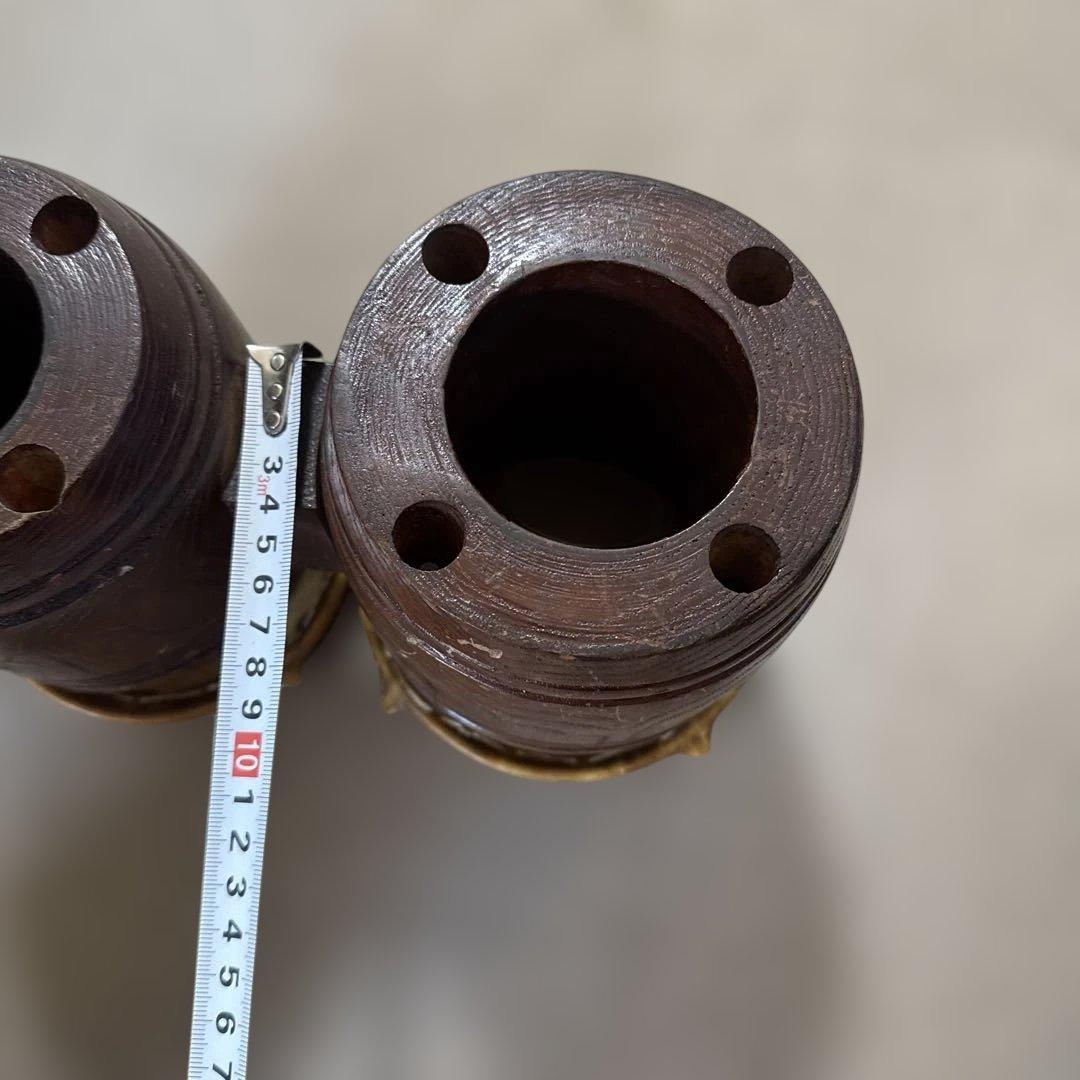 KOHO ボンゴ 木製 動物の皮ヘッド（羊