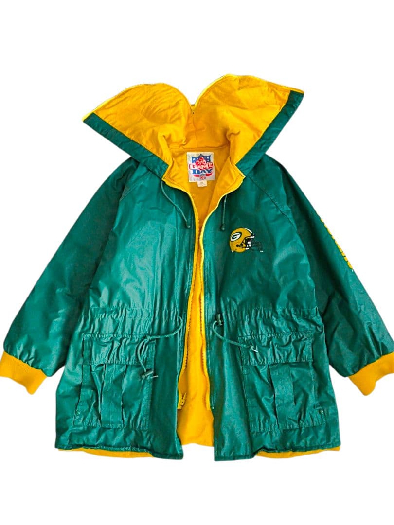NFL Green Bay Packers フード付きジャケット　ビンテージ　Ｌ