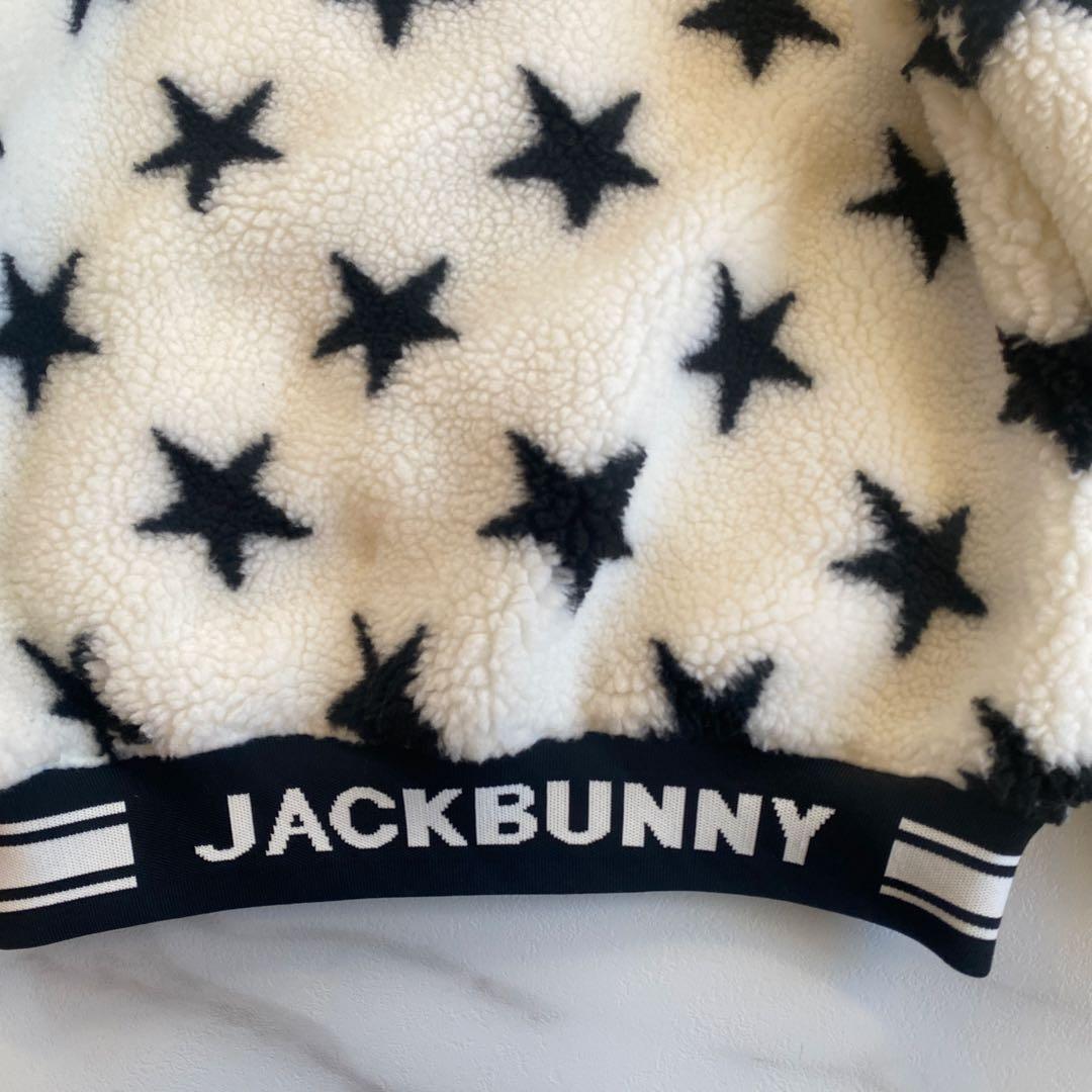 希少 美品 Jack Bunny!! ジャックバニー 星柄 ボア ジャケット