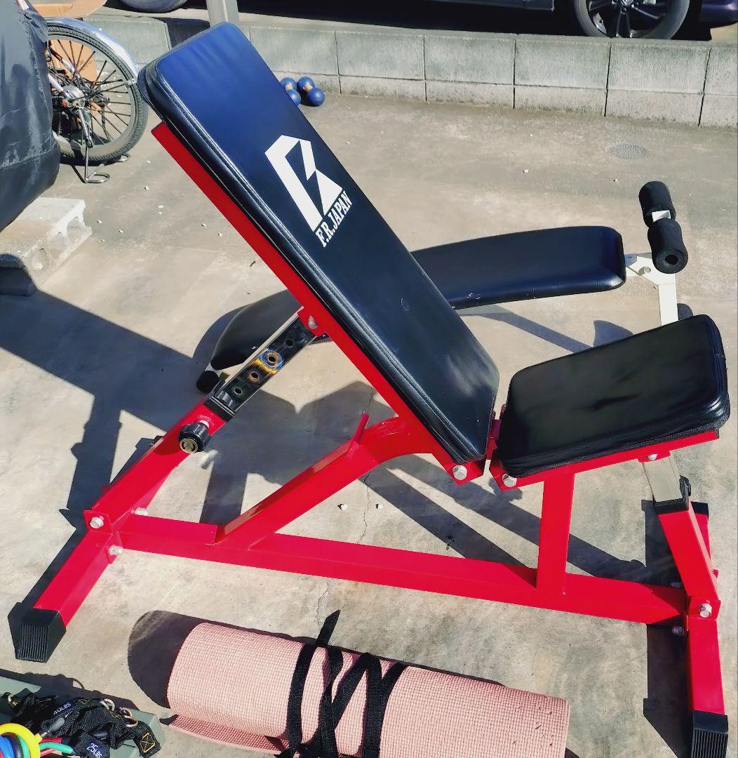 トレーニングベンチ ウエイトプレート付き　筋肉モリモリセット！インクラインベンチ