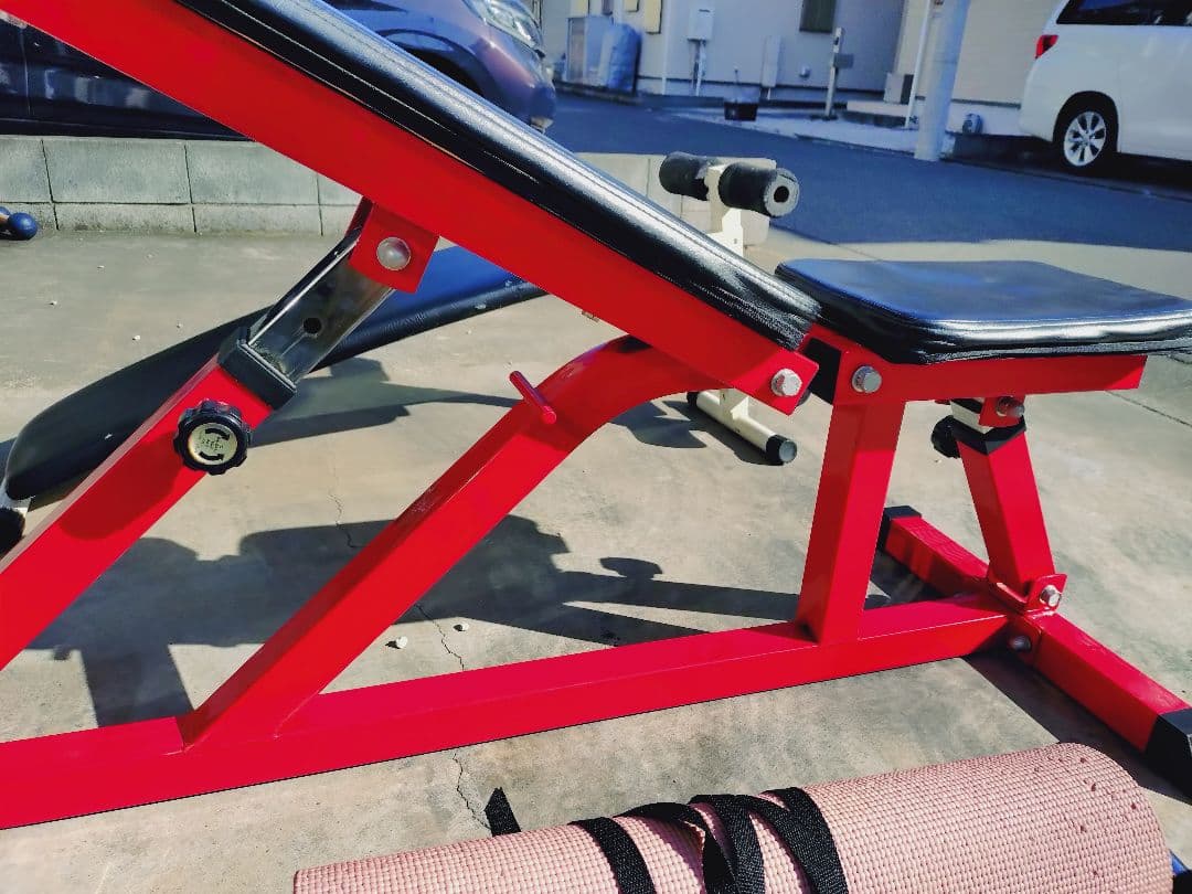 トレーニングベンチ ウエイトプレート付き　筋肉モリモリセット！インクラインベンチ