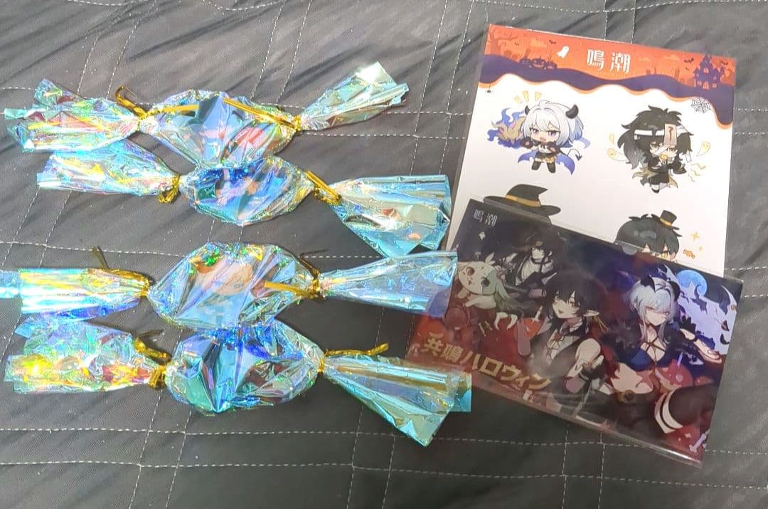 鳴潮 池袋ハロウィン アクリルキーホルダー ポストカード ステッカー　6点セット