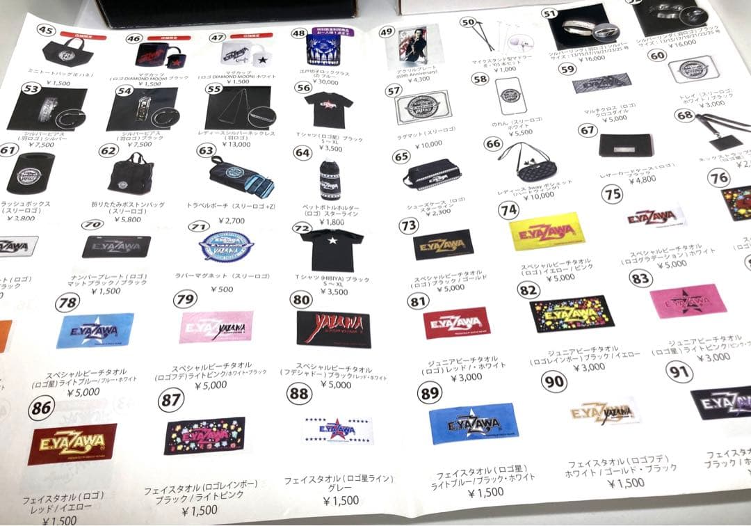 矢沢永吉 グッズセット 2018 STAY ROCK