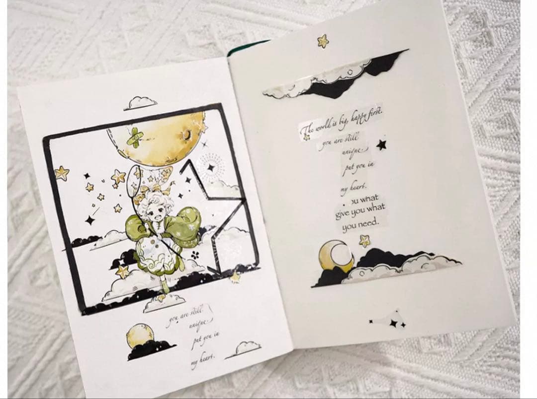 风见幸山《修月人》海外マスキングテープ　マステ 【2246】