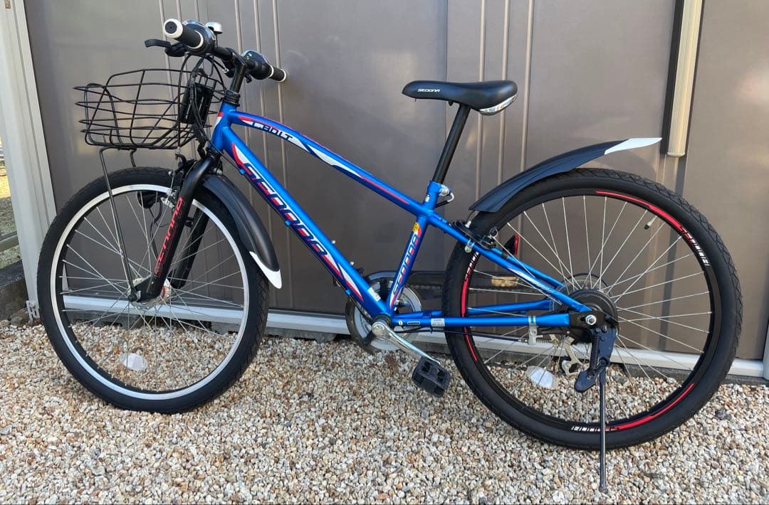 【直接引き渡し】24インチ　子供用自転車　ASAHIシマノ６段変速ギア