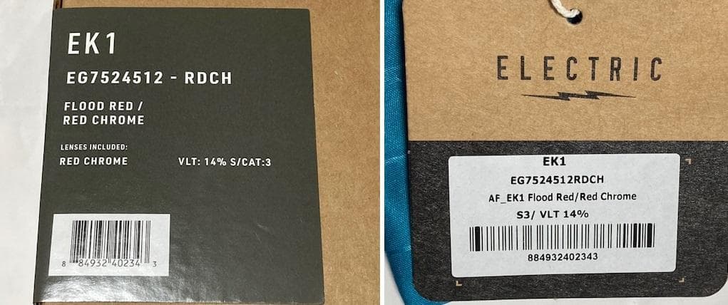 KD エレクトリック KLEVELAND EK1 RED CHR ゴーグル