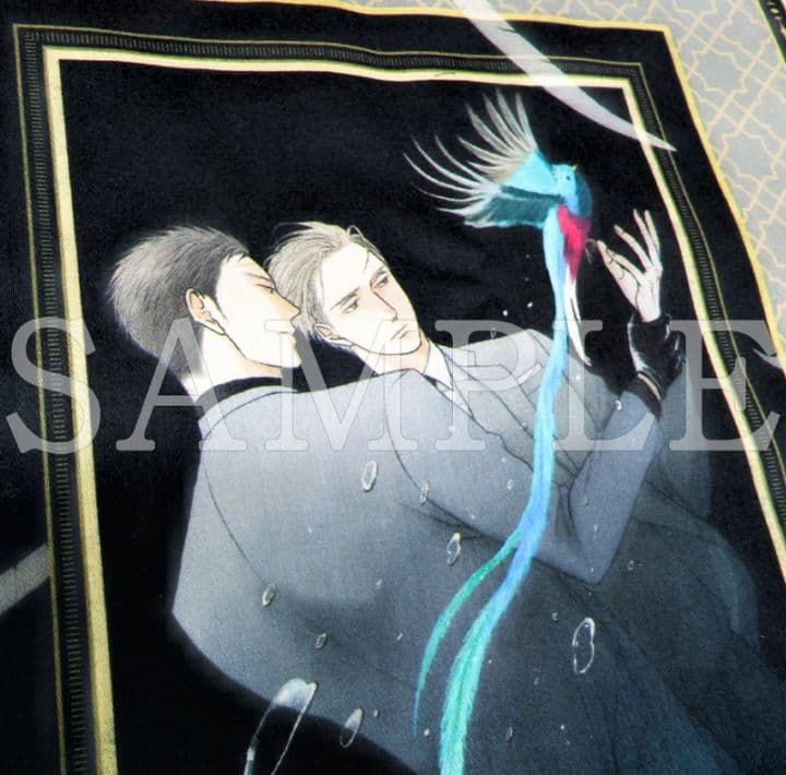 囀る鳥は羽ばたかない ハンカチーフ ヨネダコウ