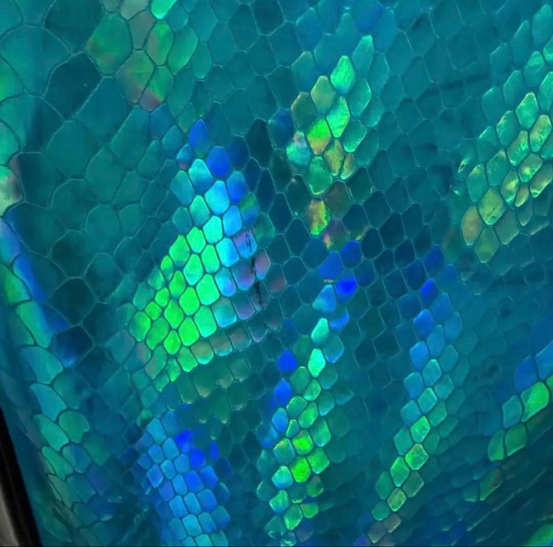 美品フード付ダンスウィズドラゴンキャディバッグ9型希少ブルー