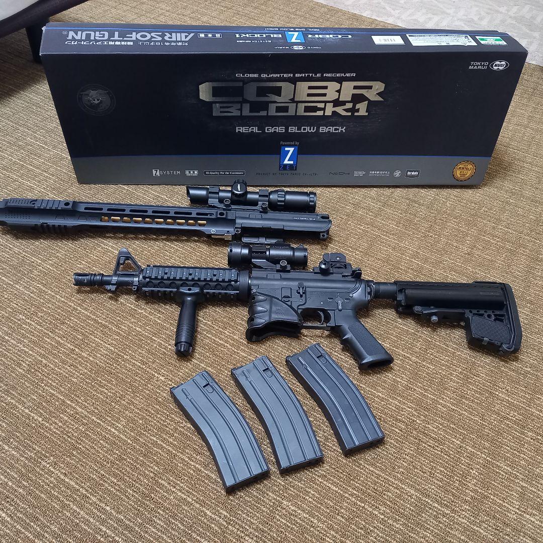 東京マルイ　CLOBR BLOCK1 ガスガン 光学サイト付き　アッパー追加