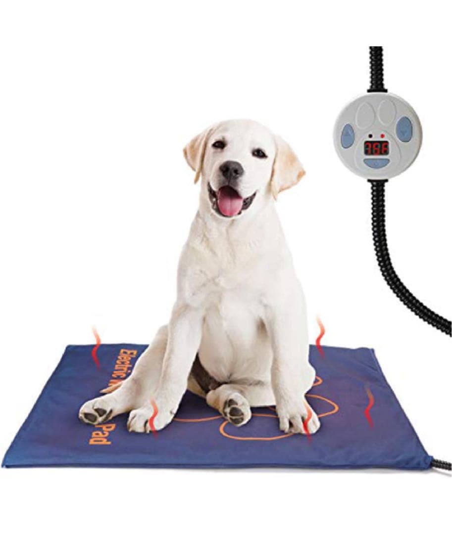 ペット用温熱パッド、温度調節可能な犬用マット