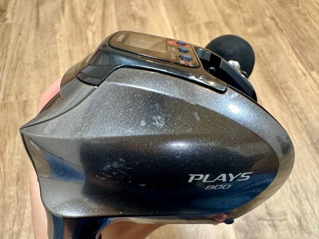 【動作良好】SHIMANO 電動リール PLAYS 800 本体＋電源コード付