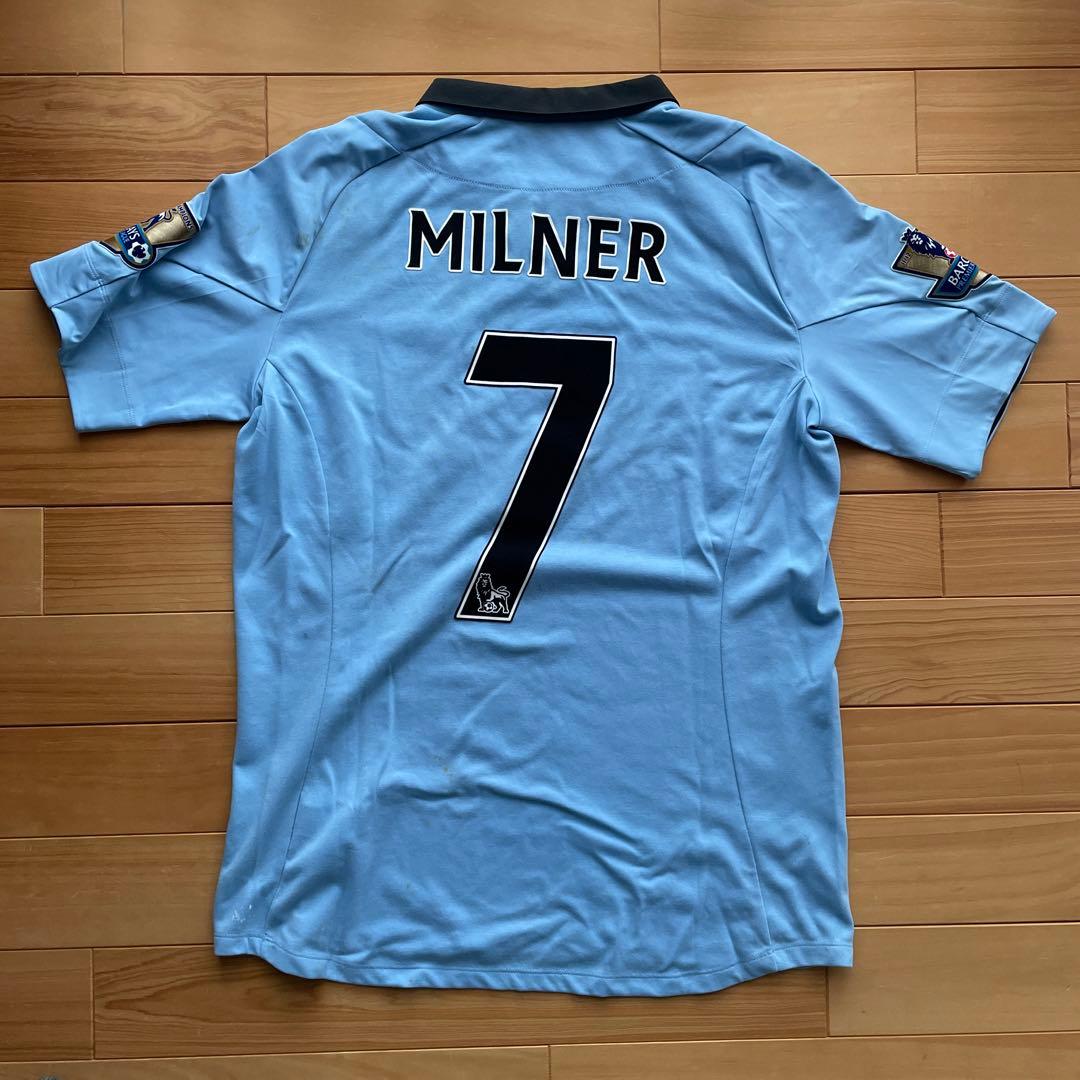 milner ミルナー 実使用 ユニフォーム 証明書付き マンチェスターシティ