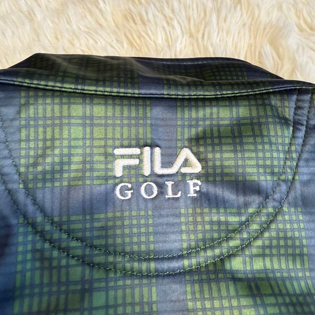 【フィラゴルフ】美品 セットアップ チェック XLサイズ メンズ