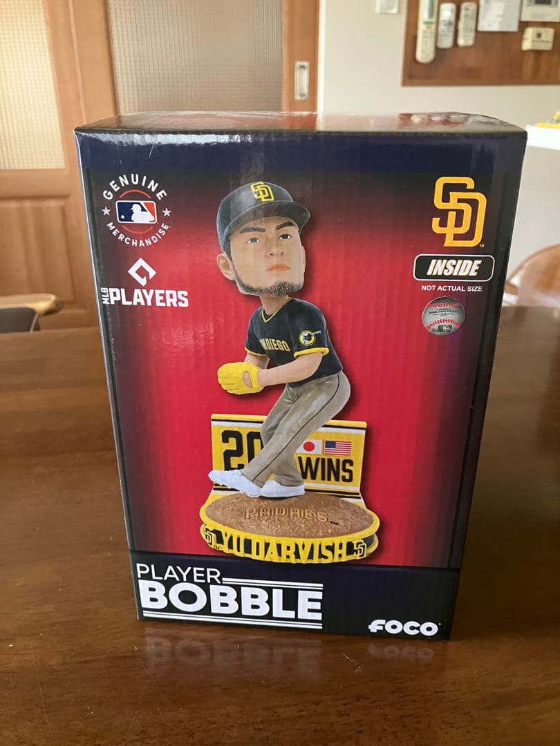 MLB公式日本限定モデル ダルビッシュ有日米通算200勝 ボブルヘッド新品未使用