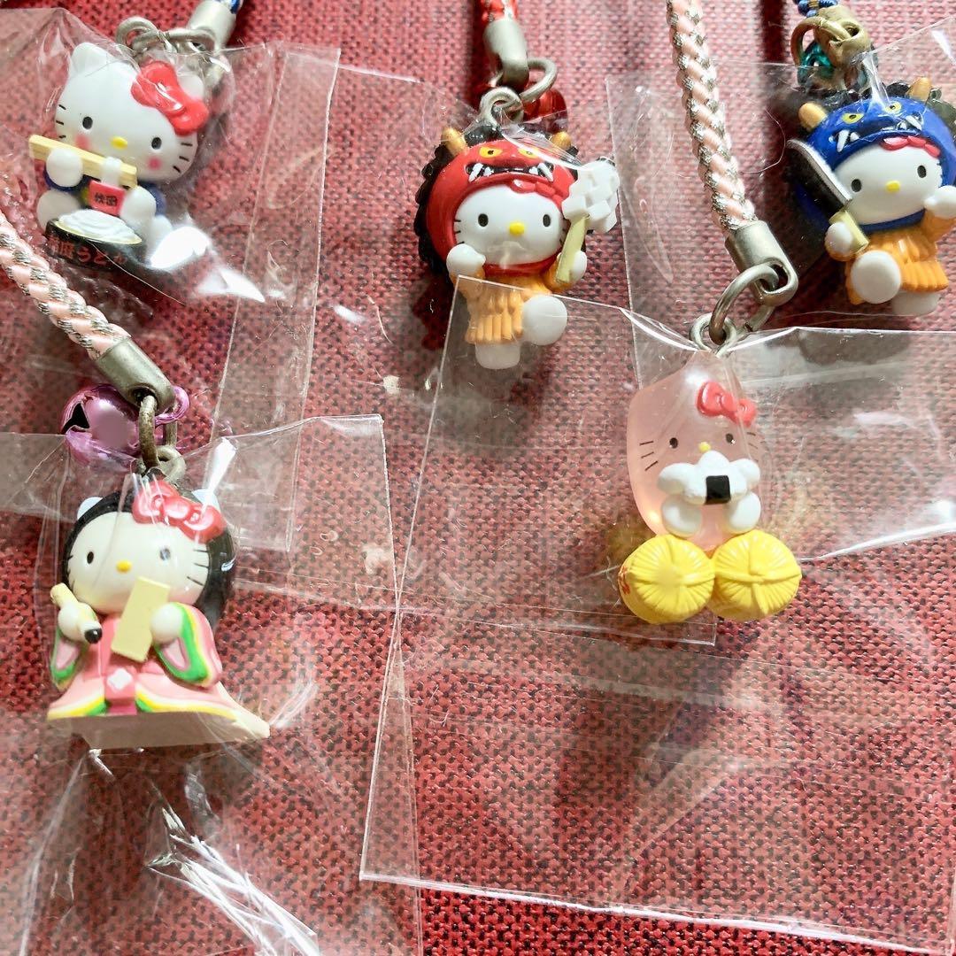 ハローキティ　根付け　ストラップ　秋田　ご当地キティ　まとめ売り　サンリオ