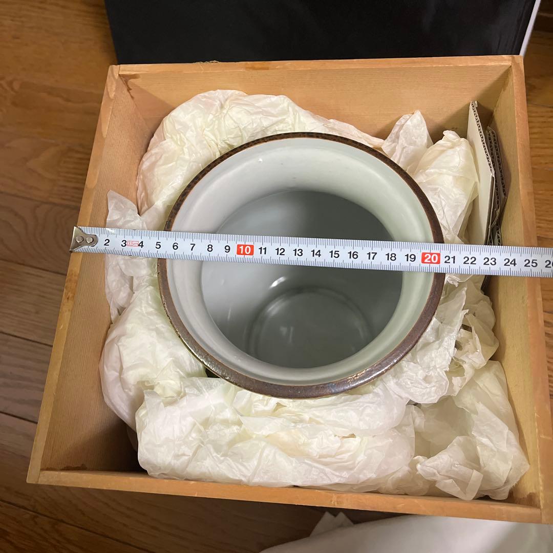 九谷焼　松本佐一造　花瓶　壺