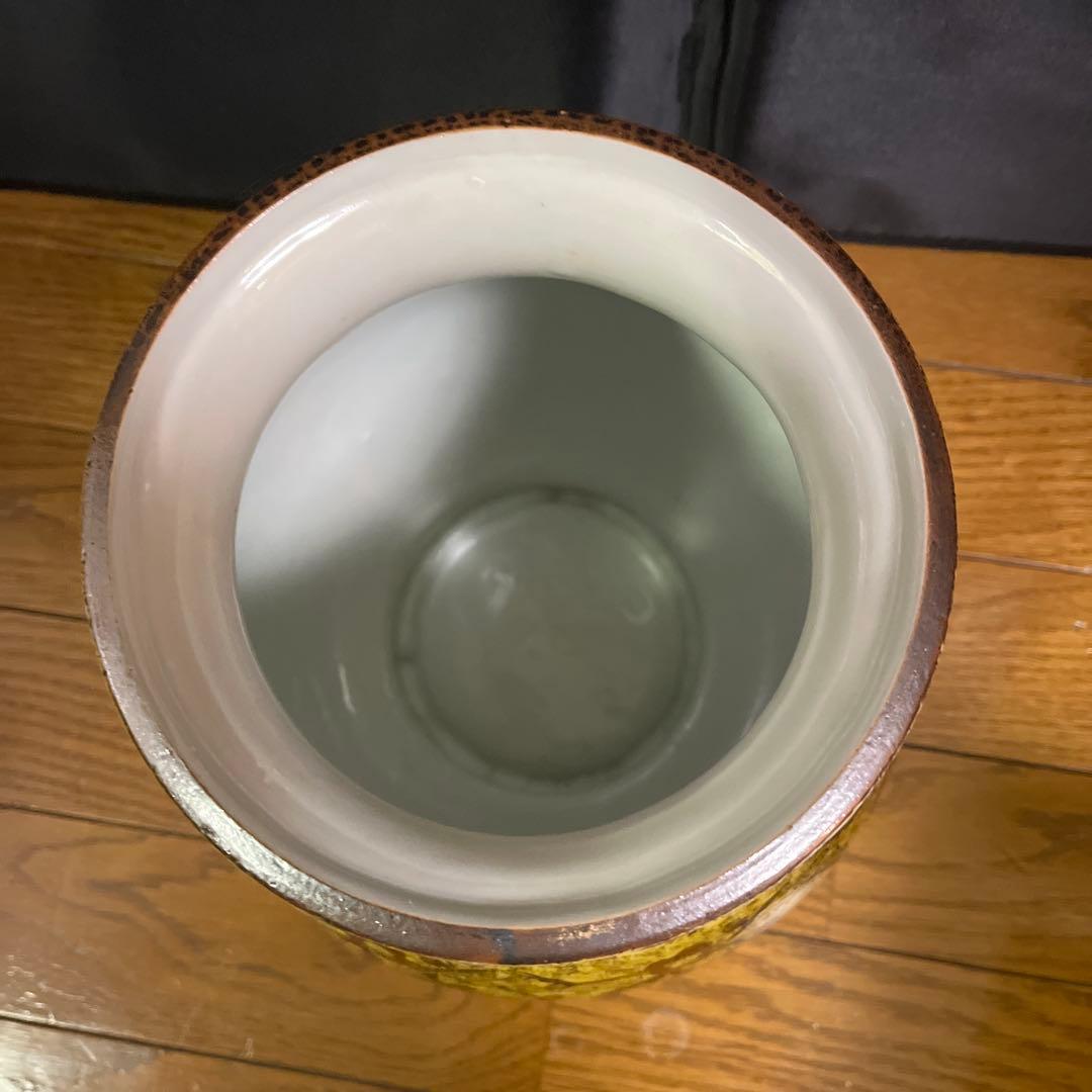 九谷焼　松本佐一造　花瓶　壺