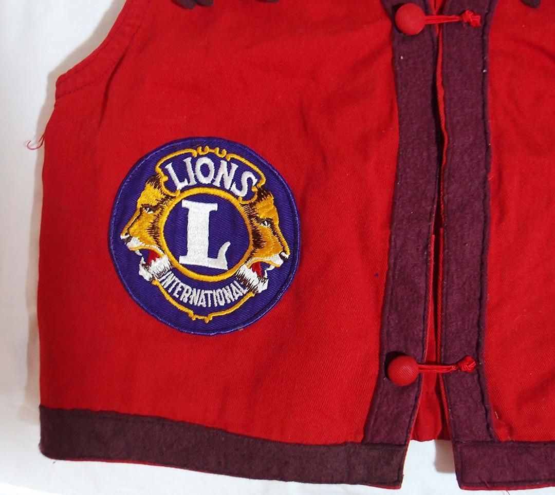 1950年代ヴィンテージ ライオンズクラブ OREGONベスト赤希少品