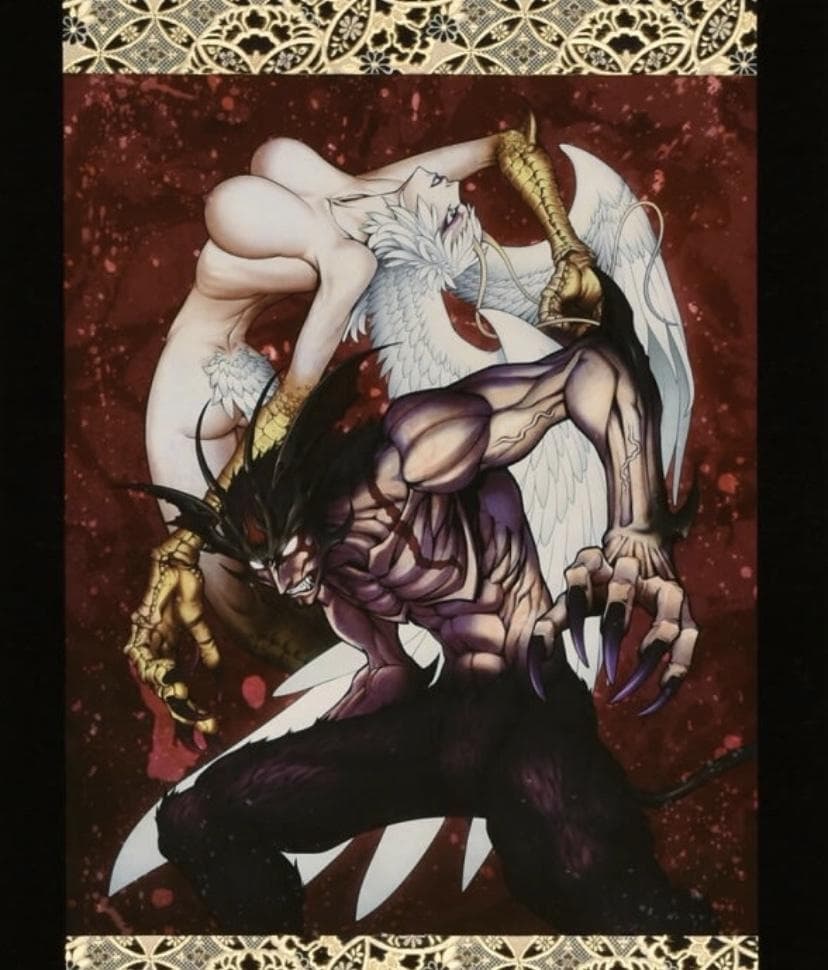 デビルマン 永井豪画業五十周年記念 掛軸 複製原画 原作版 新品未使用 日本製