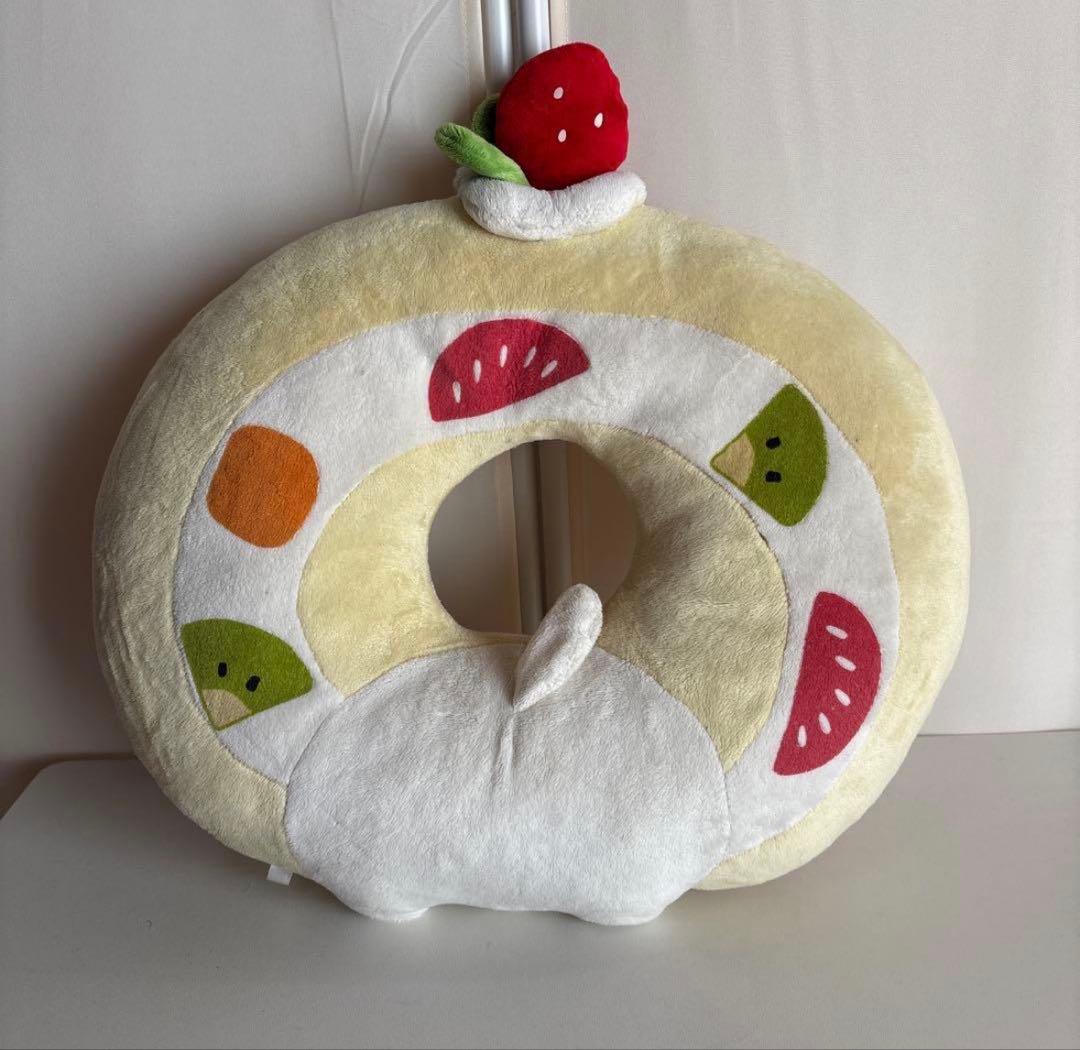 にゃんにゃんにゃんこ ドーナツ型クッション レア