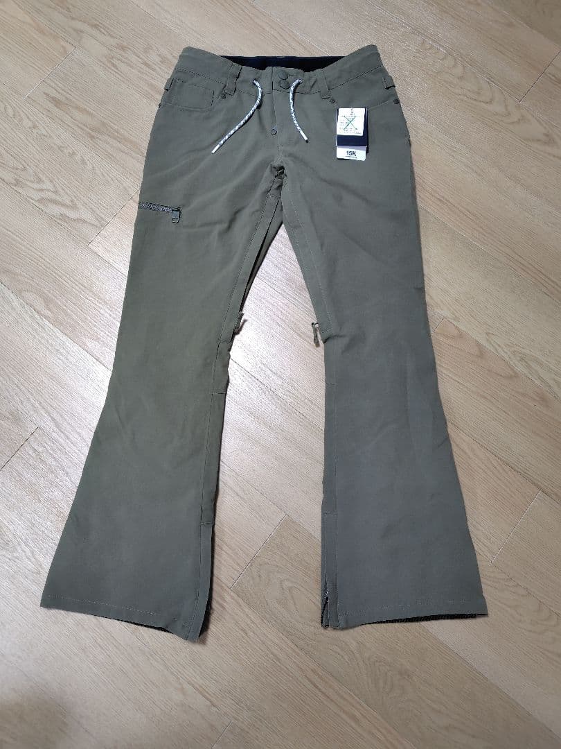 DC スノーボードパンツ　レディース　カーキ