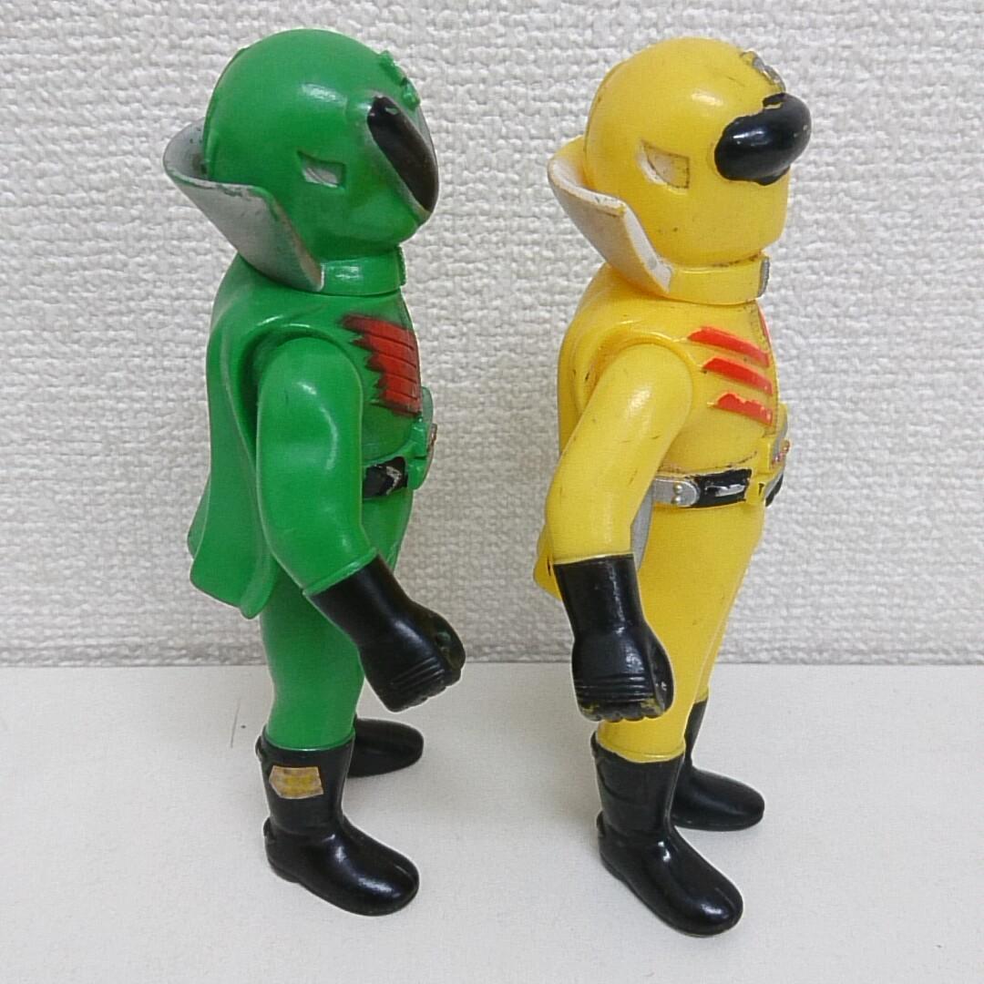 ゴレンジャー ミドリレンジャー キレンジャー ソフビ NET 石森プロ 当時物