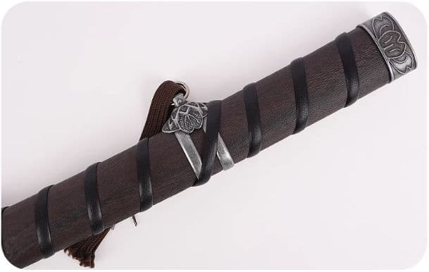 不死斬 拜涙 隻狼 古兵器 武具　刀装具 護身工具 手鍛造打 鋼刀 冷兵器 映画