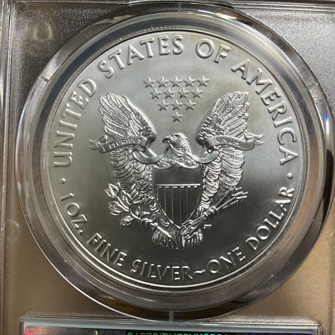 【新品】Silver Eagleイーグル銀貨2021 PCGS MS70 T1