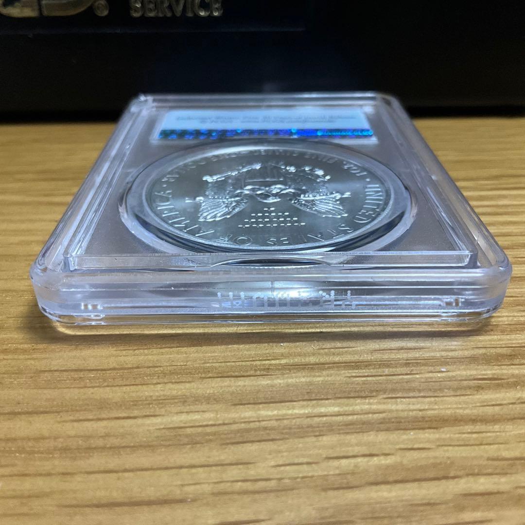 【新品】Silver Eagleイーグル銀貨2021 PCGS MS70 T1