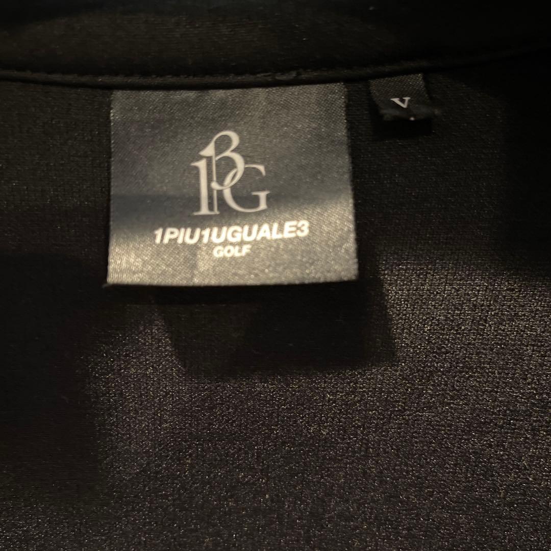 1PIU1UGUALE3ゴルフジャケット ブラック