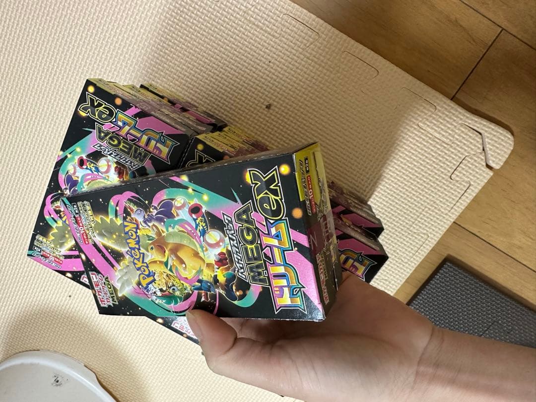 MEGAドリームex 10box 100パック シュリンク無しペリペリなしポケカ