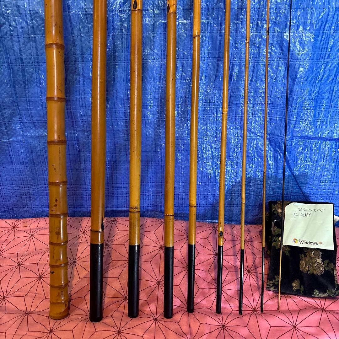 和竿清流ヤマベ釣り浮釣り、東作竿