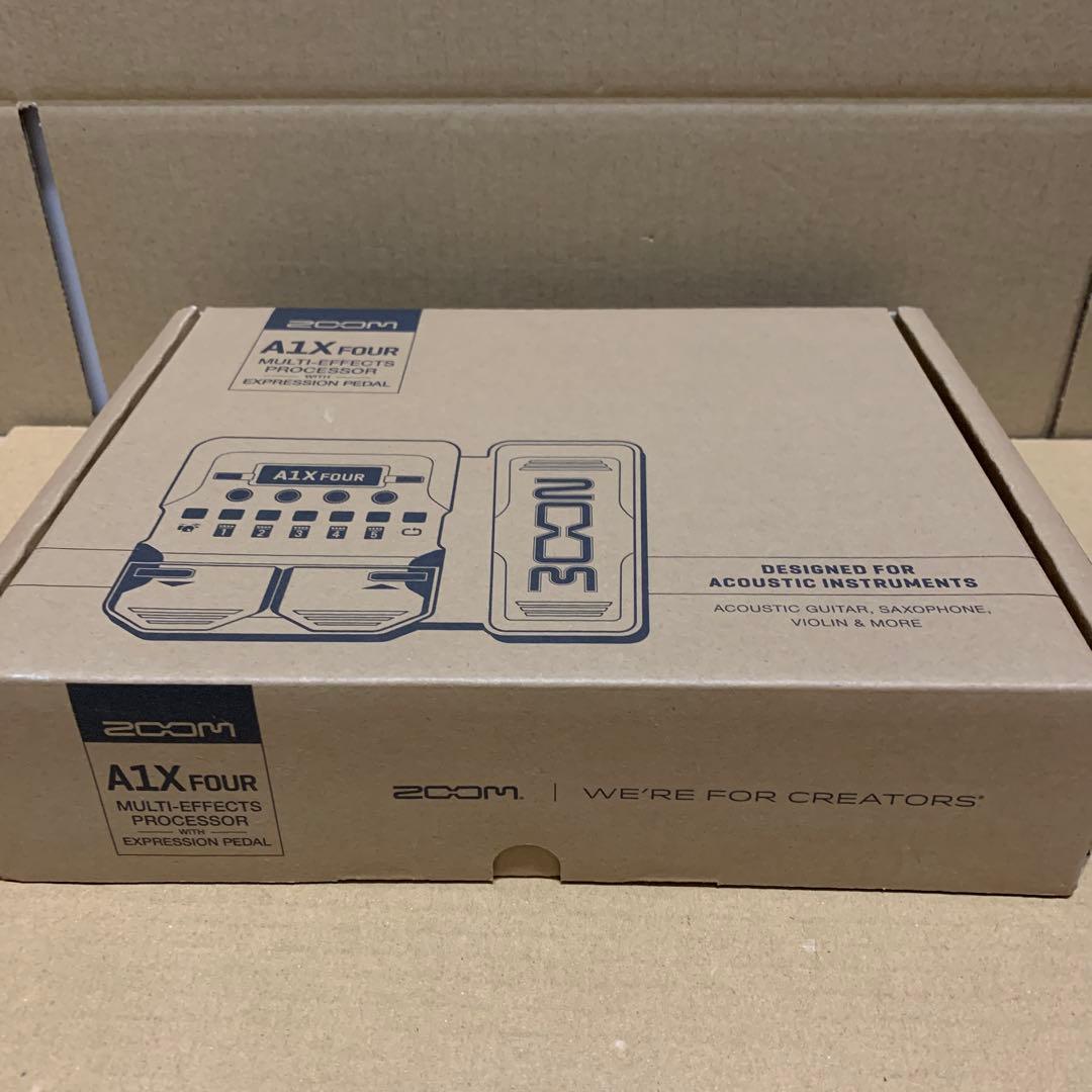 新品　ZOOM ズーム A1X FOUR アコースティック　マルチエフェクター