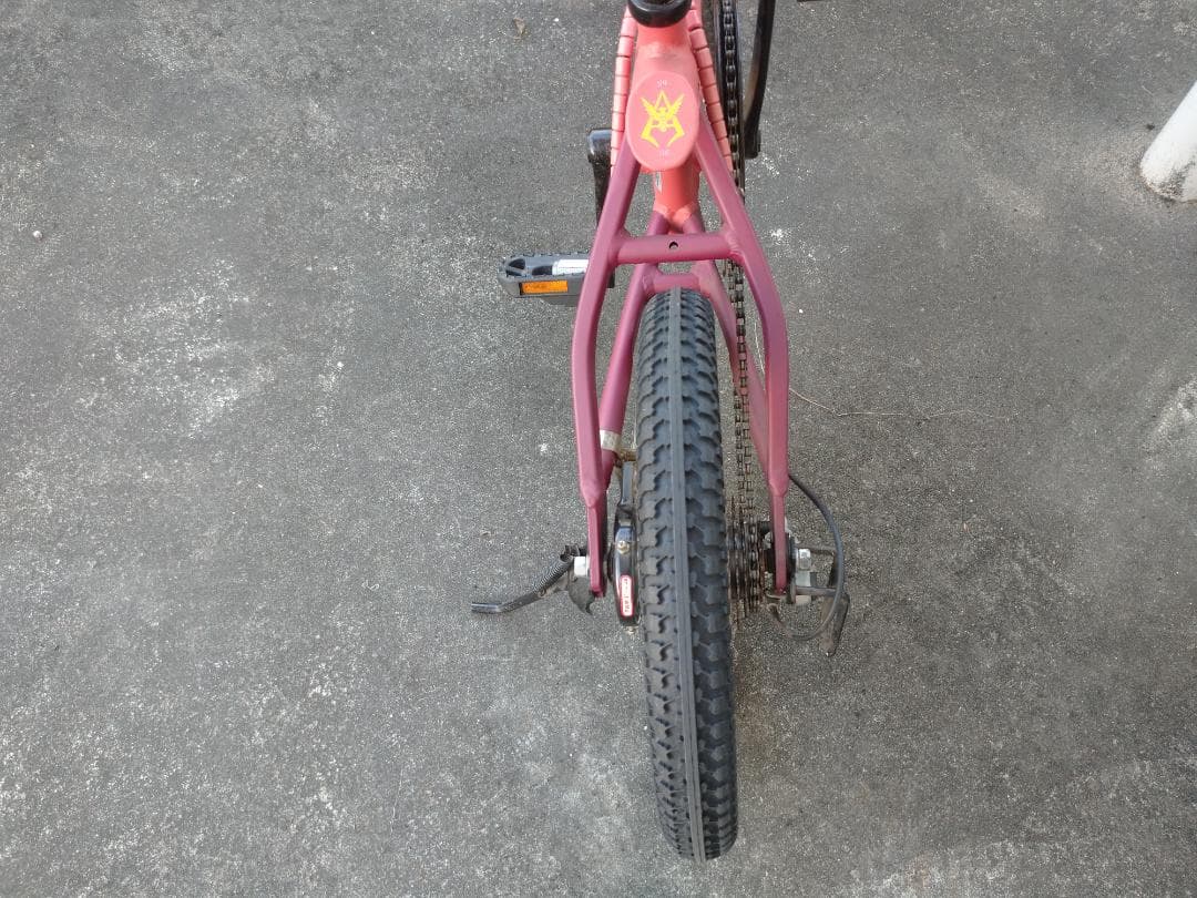 シャア専用ザク　折りたたみ自転車　シマノ製5段変速