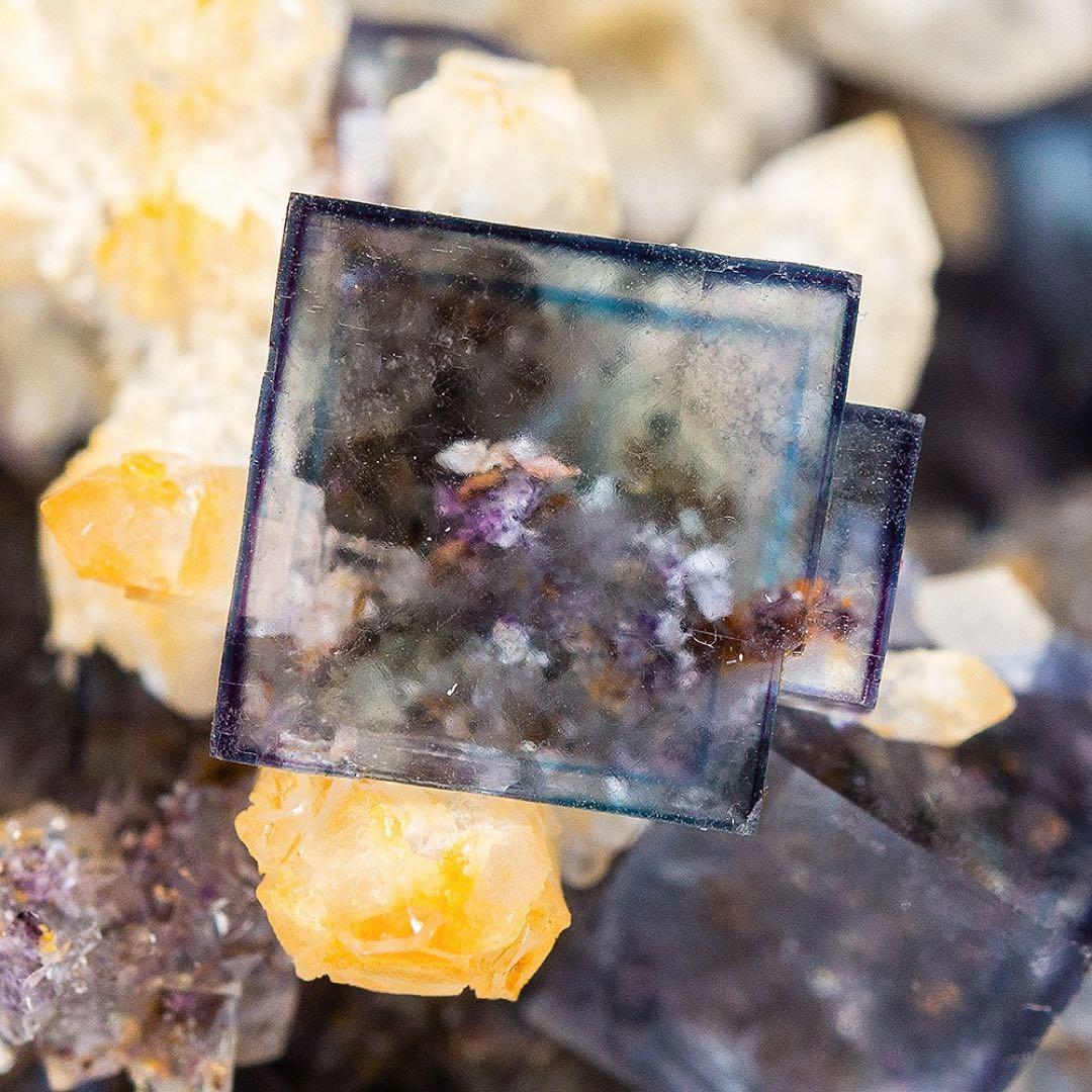 フローライト 蛍石 ナミビア オコルス 天然石 原石 鉱物標本 鉱石 F1